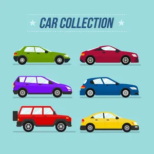 Bộ sưu tập xe ô tô thể thao dã ngoại vector File AI số 14