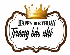 Bảng tên market sinh nhật File corel 6