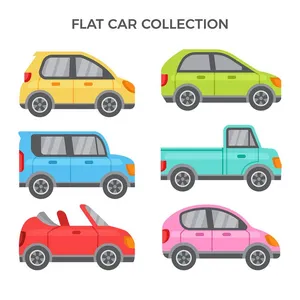 Bộ sưu tập xe ô tô vector File AI số 8