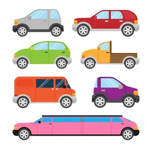 Bộ sưu tập xe ô tô thể thao dã ngoại vector File AI số 17