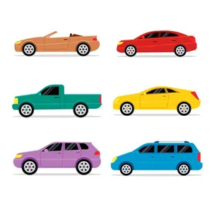 Bộ sưu tập xe ô tô vector File AI số 4