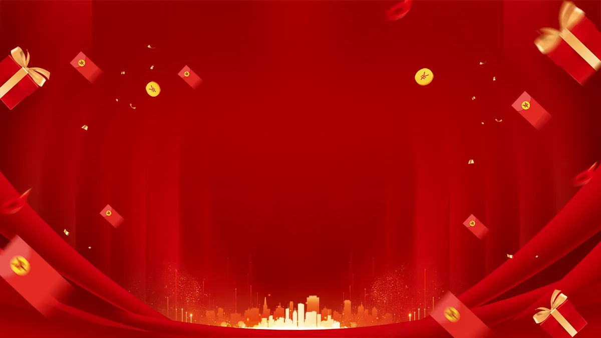 Backdrop khai trương nền màu đỏ file PSD mẫu C42