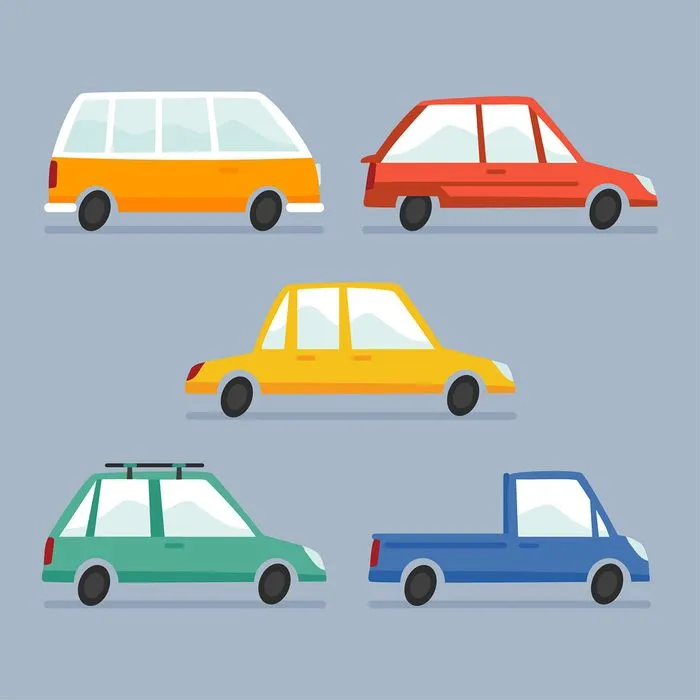 Bộ sưu tập xe ô tô vecter File AI số 3