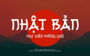 Font Chữ Đậm Chất Nhật Bản TH Gareda Việt Hóa