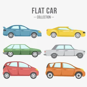 Bộ sưu tập xe ô tô vector File AI số 9