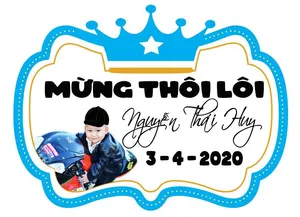 Bảng tên market sinh nhật File corel 13