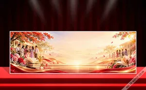 File JPG - Backdrop sân khấu khai giảng thầy cô học sinh sân trường
