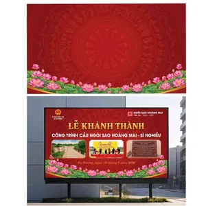 File Corel - Mẫu thiết kế phông nền lễ khánh thành công trình cầu Ngôi Sao Hoàng Mai  - Sì Nghiều
