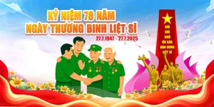 Phông nền kỷ niệm 78 năm này thương binh liệt sĩ 27-7 chất lượng cao file corel