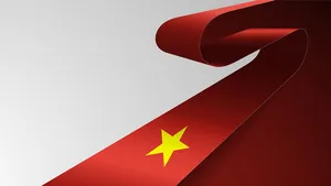 Phông nền vector yêu nước với màu cờ Việt Nam File AI 015
