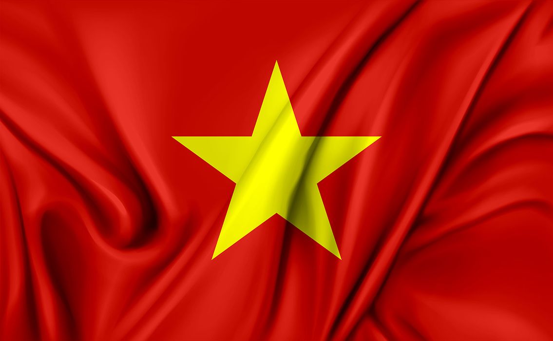 Ảnh cờ Việt Nam tung bay uốn lượn PNG mẫu số 131
