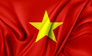 Ảnh cờ Việt Nam tung bay uốn lượn PNG mẫu số 131