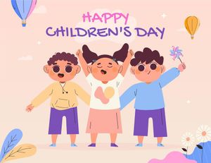 Mẫu banner trẻ vui chơi dễ thương mừng ngày lễ của trẻ - CR1101