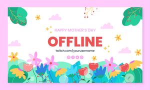 Mẫu banner, background đồng cỏ hoa ngày lễ của trẻ - CR1079