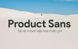 Font chữ không chân, hiện đại SVN Product Sans Việt hóa