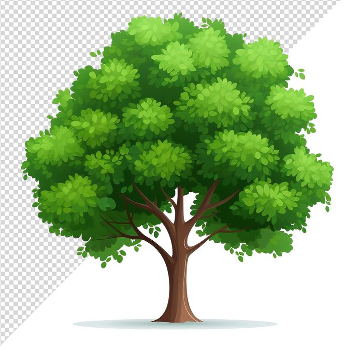 Ảnh cây cổ thụ vector file PNG chất lượng cao - S039