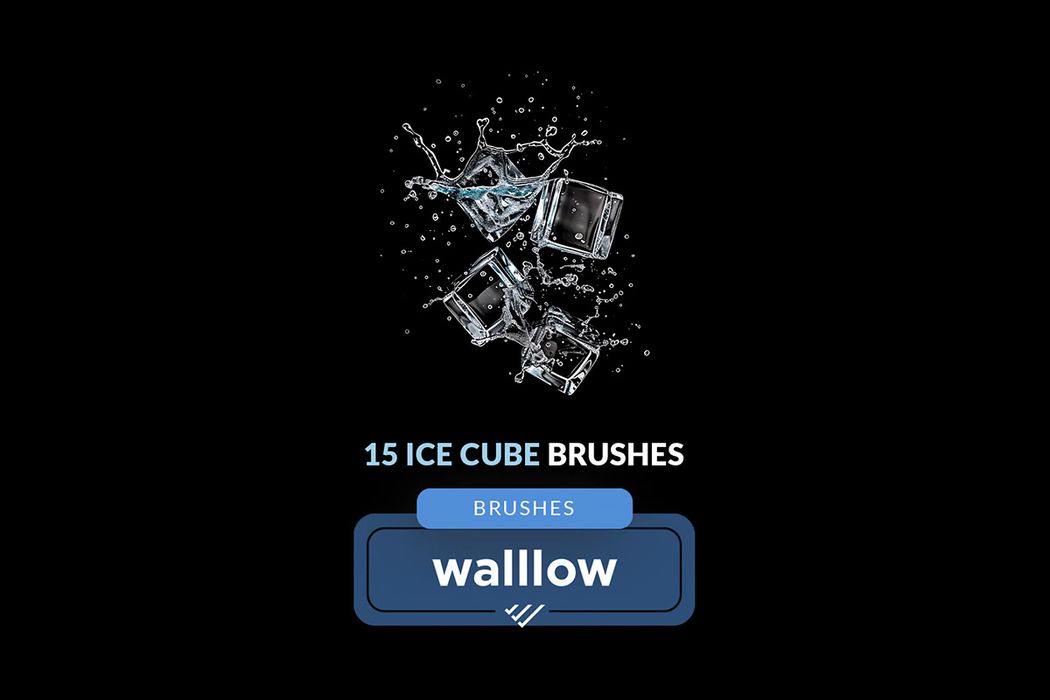 Bộ Brush 15 hiệu ứng đá lạnh siêu chân thực cho photoshop