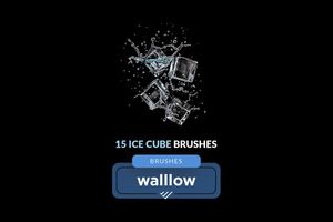 Bộ Brush 15 hiệu ứng đá lạnh siêu chân thực cho photoshop