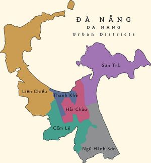 Bản đồ Bản đồ hành chính thành phố Đà Nẵng Vector - File ESP 2