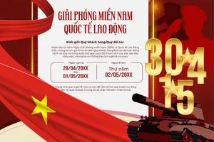 Banner thông báo nghỉ lễ giải phóng miền Nam 30-04 File AI 004