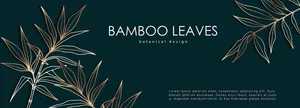 Mẫu banner tre trúc sang trọng file AI 157