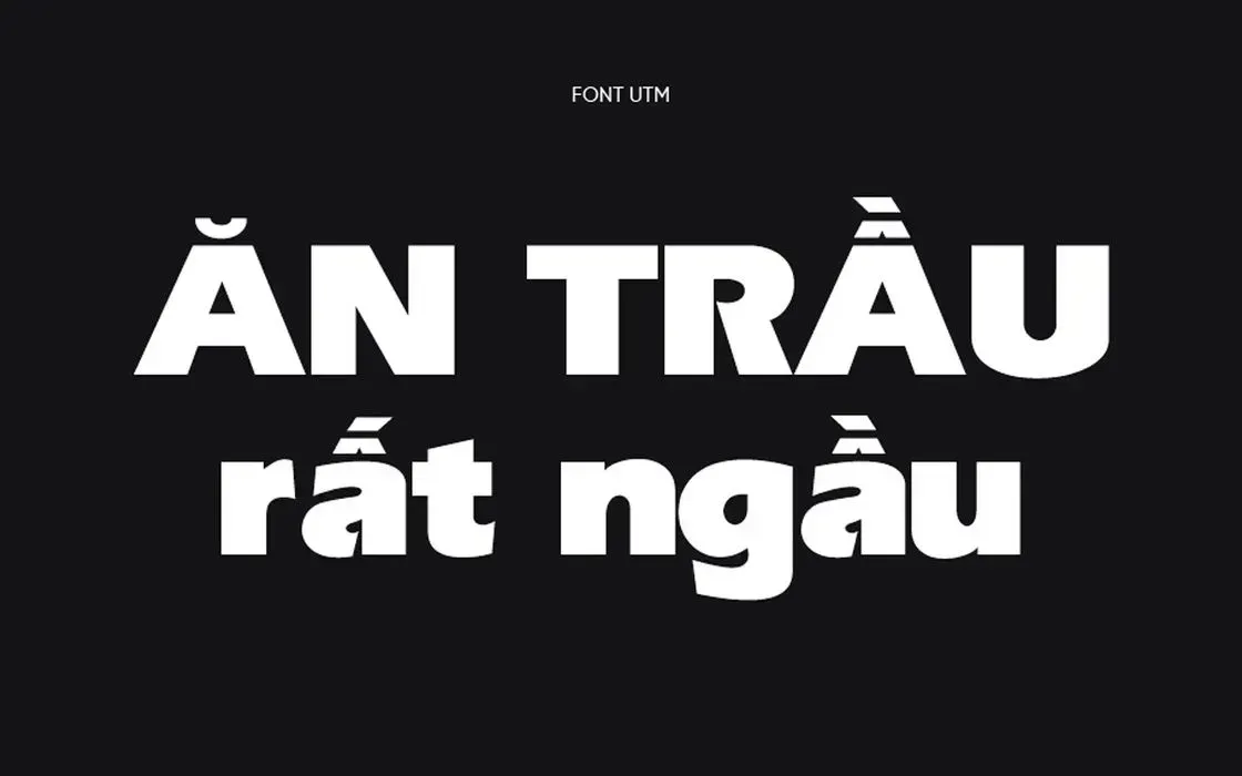 Font chữ Việt hóa UTM Erie Black