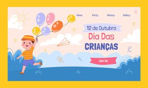 Mẫu banner website mừng ngày quốc tế thiếu nhi vector  CR580
