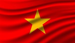 Mẫu background nền cờ Việt Nam tung bay mẫu số 143