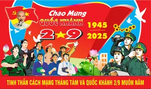Mẫu Pano chào mừng 80 năm ngày quốc khánh Việt Nam 2-9 file corel 041