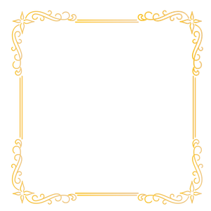 Mẫu khung hoa văn chất lượng cao vector File PNG 025