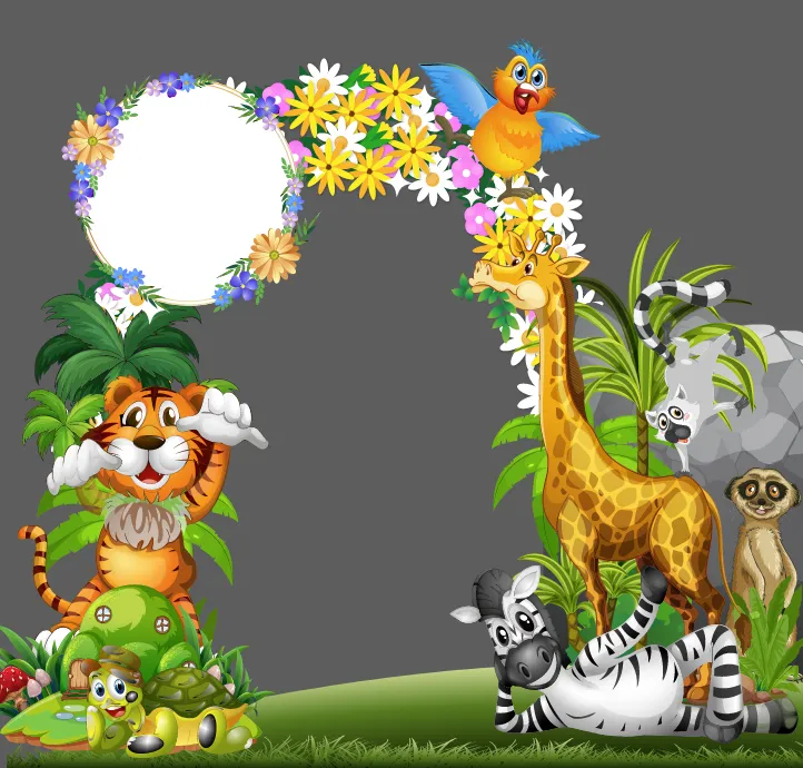 Mẫu cổng khu vui chơi phát triển vận động file corel 032
