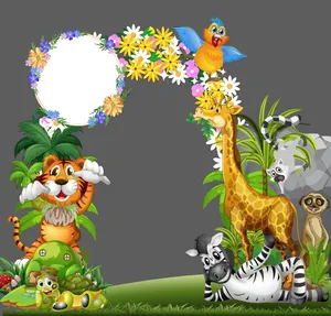 Mẫu cổng khu vui chơi phát triển vận động file corel 032
