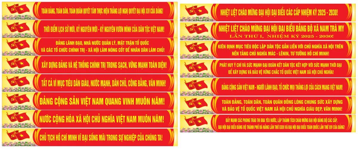 Băng rôn đai hội đại biểu đảng toàn quốc file corel 0015