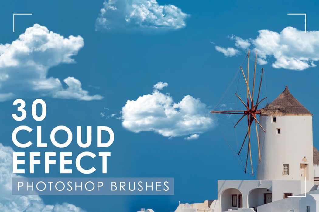 Bộ Brush 30 hiệu ứng đám mây siêu chân thực