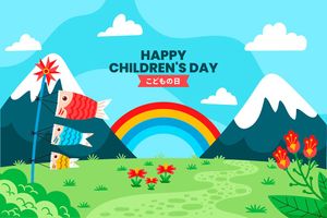 Mẫu banner, background trẻ em vui chơi mừng ngày lễ của trẻ - CR969