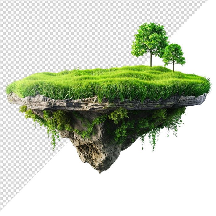 Ảnh khoảnh đất cỏ vector file PNG chất lượng cao - S034
