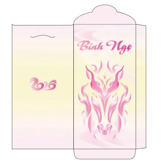 Bao Lì Xì Tết Bính Ngọ Vector - Thiết Kế Hiện Đại & Sang Trọng