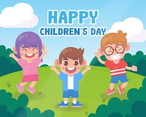 Mẫu banner, background trẻ em vui chơi vector CR774