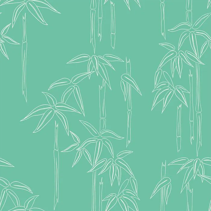 Ảnh pattern cây trúc, cây tre vẽ tay vector File AI 227