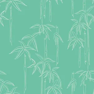 Ảnh pattern cây trúc, cây tre vẽ tay vector File AI 227