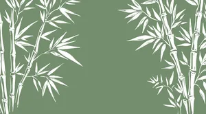 Backgroud ảnh minh họa cây tre màu trắng vector file AI 017