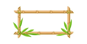 Mẫu khung ảnh bằng cây trúc file AI 240