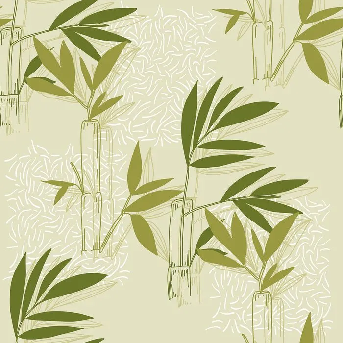 Mẫu pattern tre trúc phong cách trung hoa file AI 164