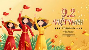 Banner 3 cô giái chào mừng ngày quốc khánh Việt Nam File PSD 7