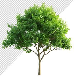 Ảnh cây xanh vector file PNG dạng pixel - S051
