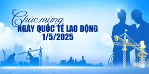 Background phông nền ngày quốc tế lao động tone xanh file corel