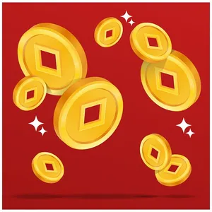 Ảnh minh họa icon tiền vàng vector chất lượng cao CR008