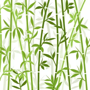 Backgroud ảnh minh họa cây tre màu xanh phong cách Nhật file AI 013