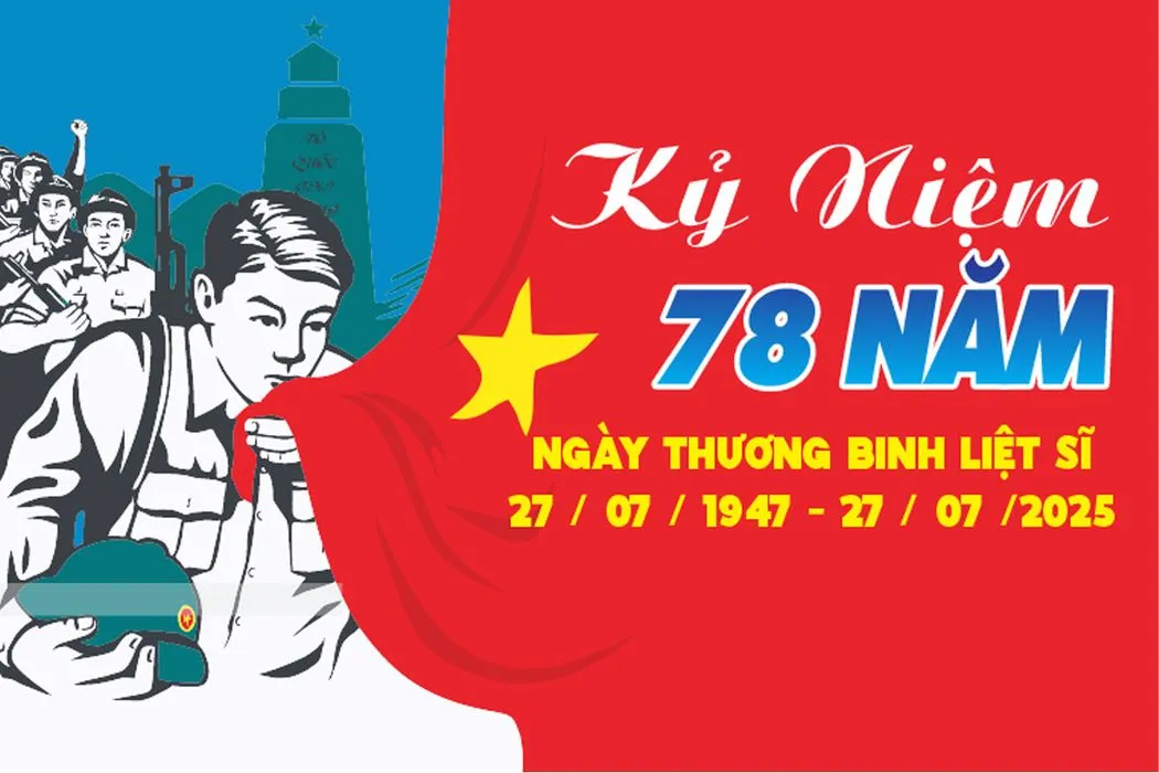 Market,  Phông nền kỷ niệm 78 năm này thương binh liệt sĩ 27-7 file corel