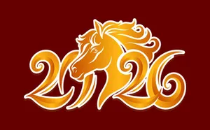 Số 2026 hoa văn truyền thống file vector - Mẫu số 4